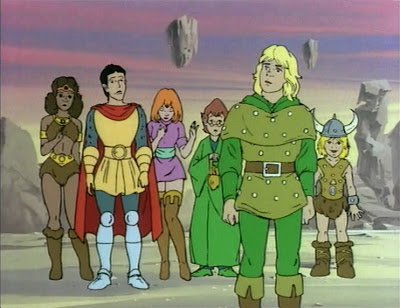Dungeons & Dragons cartoon: first frame in Realm